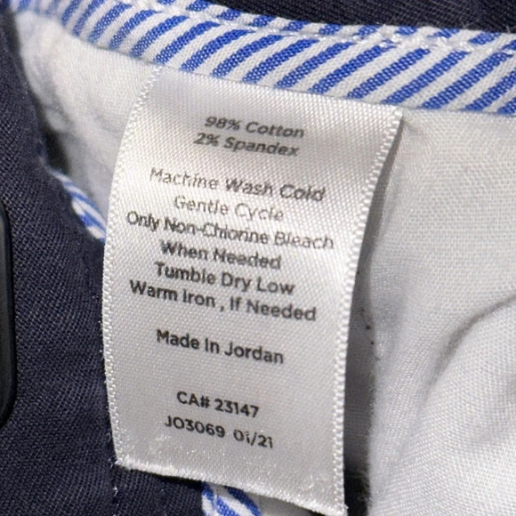 blue Talbots relaxed chino short shorts size 6p - Picture 4 of 4